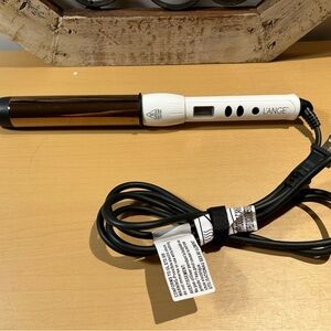 L'ANGE Hair Curling Wand - Black and White